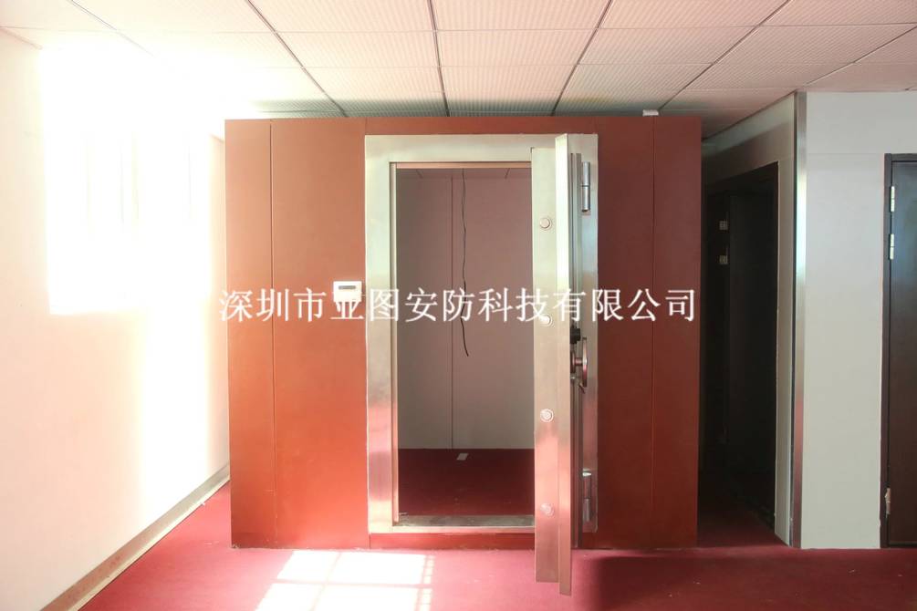 重庆南岸区典当行公司用的小型组合金库房加M级金库门