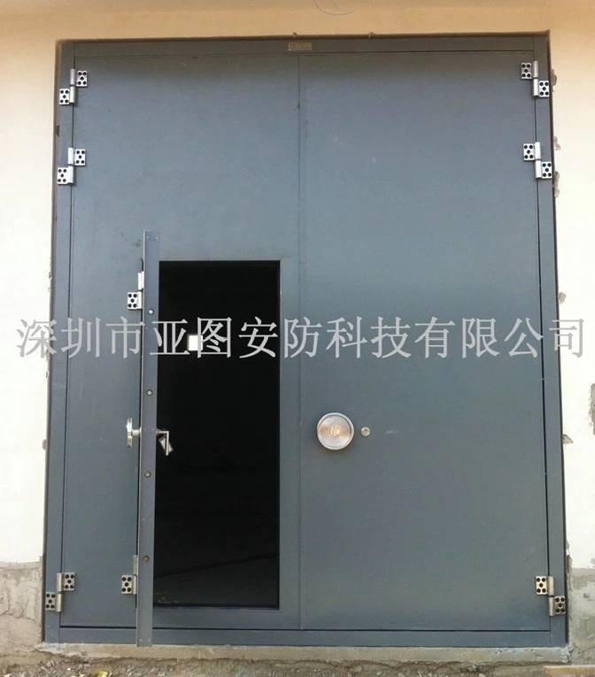 陕西西安化工厂用的钢制防爆门中门